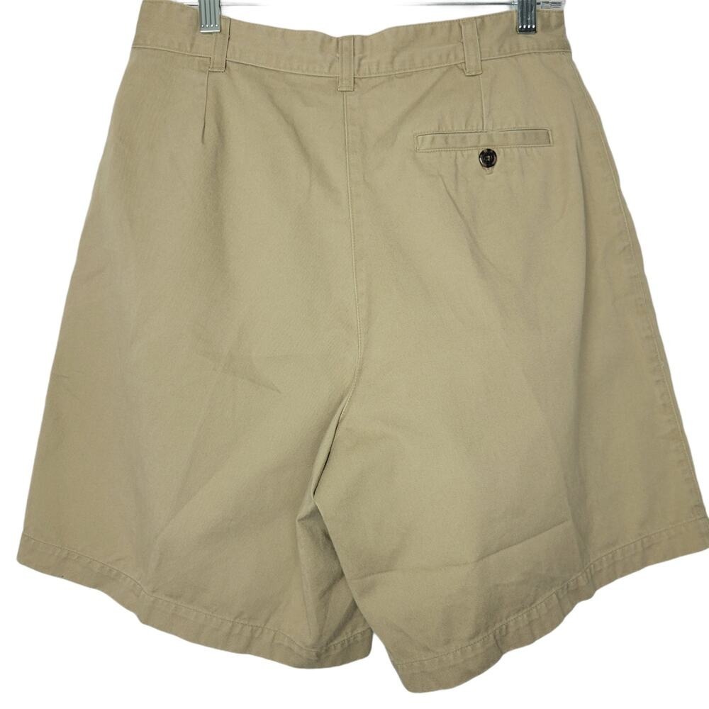Bugle Boy Collection For Her Khaki Pleated Wide Leg Shorts Women's 12 - Picture 5 of 5